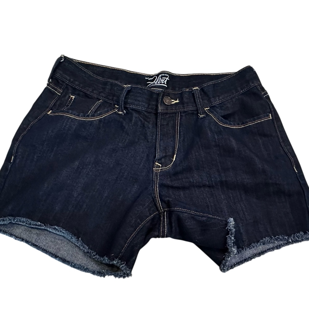 Old Navy‎ flirt 5’ cut off Jean Shorts size 8 regular vintage